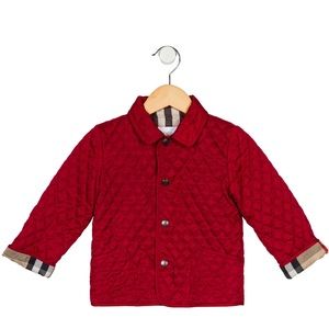 Burberry Quilted Long Sleeved Coat-Toddler